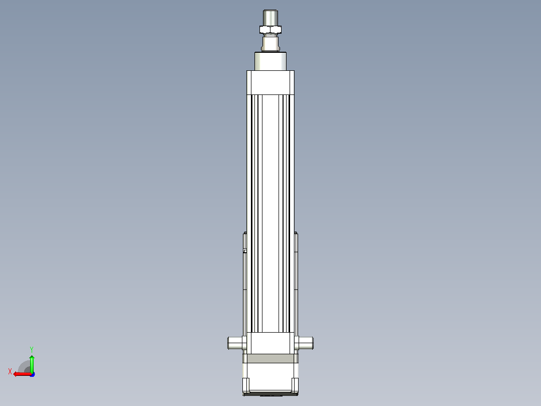 轻载电动缸TPA-ESR40-1210C-L150-MR-TC-W-P40-C3后视图