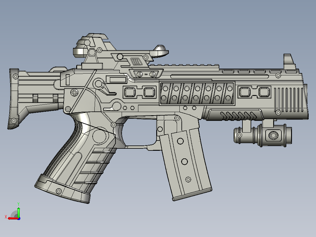 m4a1枪11后视图