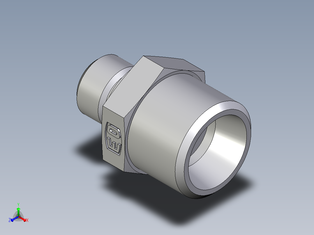公螺柱连接器GE10LM10X1CFX主视图