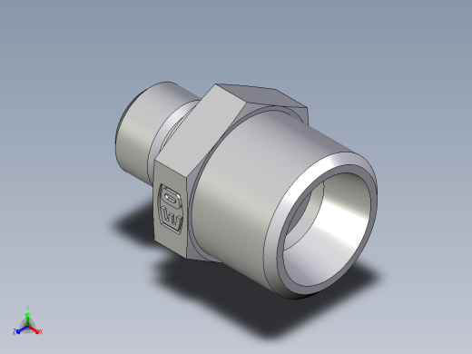公螺柱连接器GE10LM10X1CFX主视缩略图