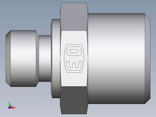 公螺柱连接器GE10LM10X1CFX前视缩略图