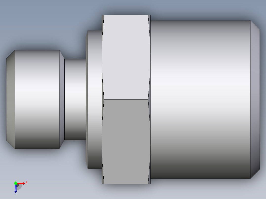 公螺柱连接器GE10LM10X1CFX俯视图