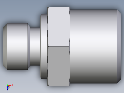 公螺柱连接器GE10LM10X1CFX俯视缩略图