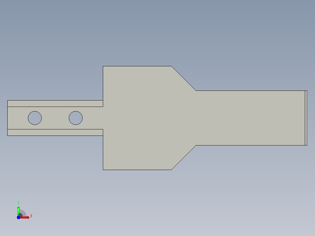GDB-38.1-C1新型护栏衔接头前视图