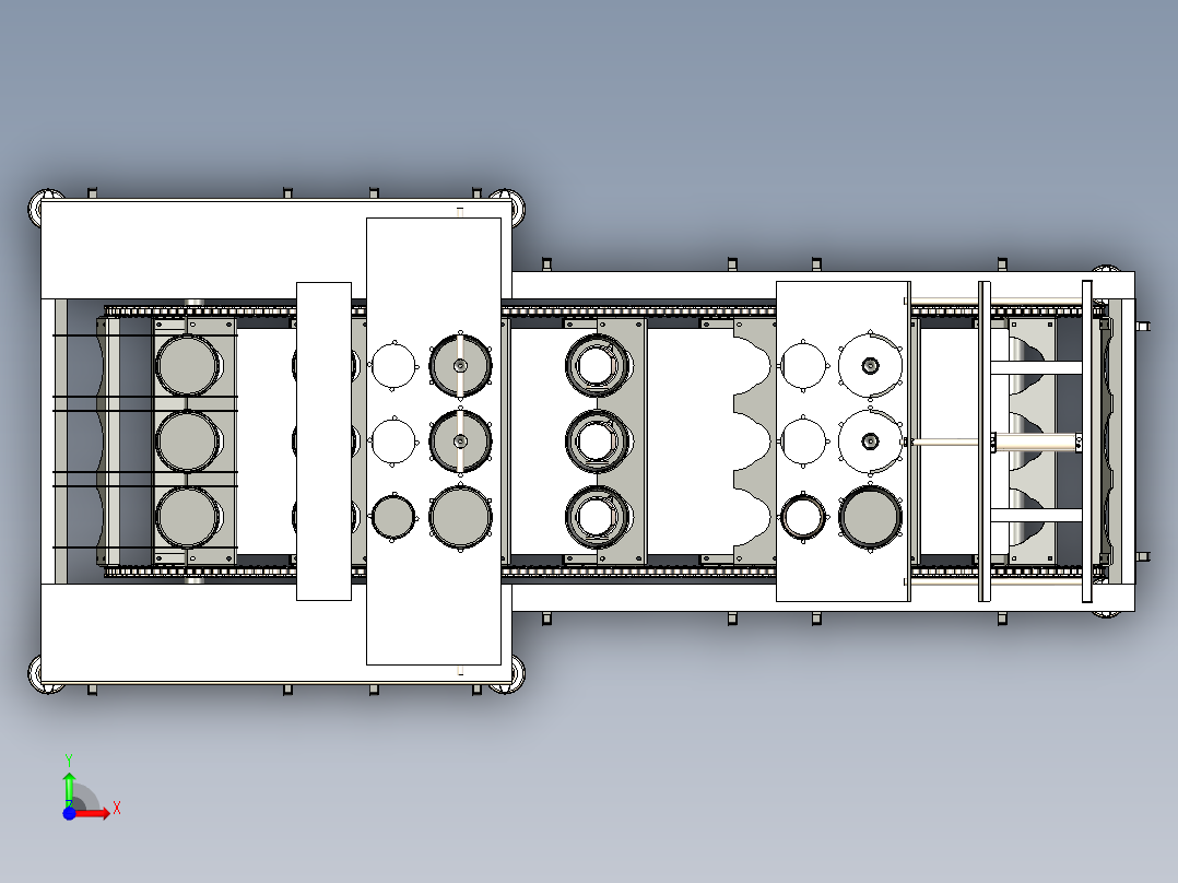 桶灌装机）3D模型前视图
