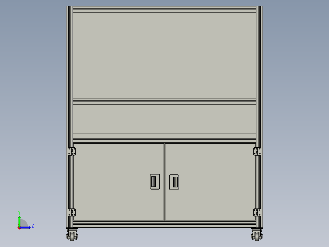 塑胶盖贴标签_去料_去毛边上盖贴标铣料左视图