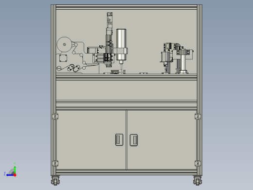 塑胶盖贴标签_去料_去毛边上盖贴标铣料右视缩略图