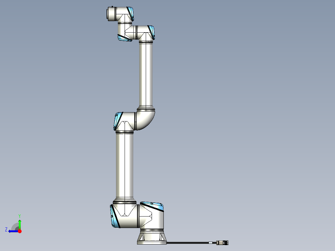 数模-UR10E右视图