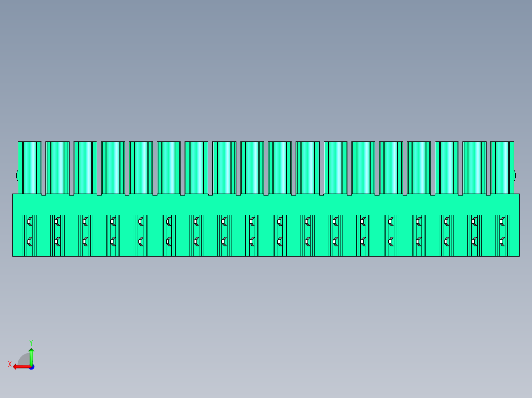DEGSON 15EDG 系列 3.5mm 插拔式接线端子 FullPack-15EDGA-3.5-18P-14-00AH后视图