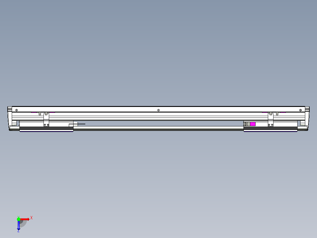 威洛博VL系列3d模型模组2VL14S2Y-S550俯视图