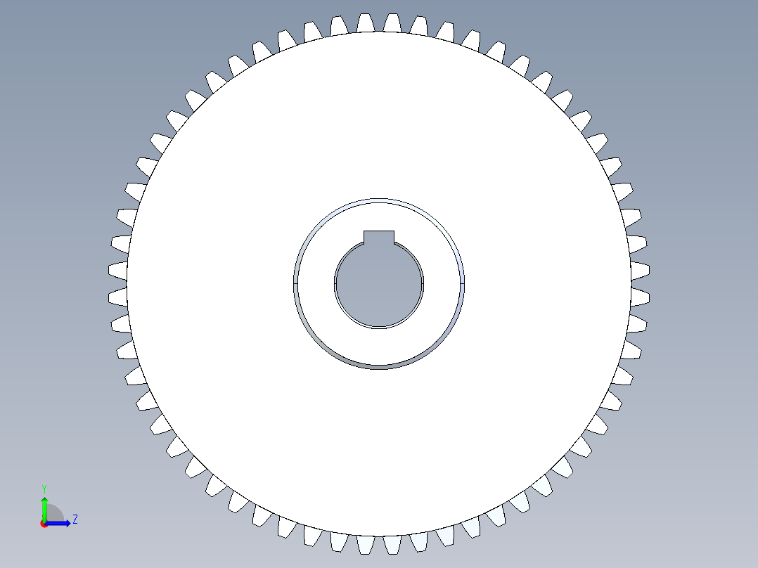齿轮啮合 (141)左视图