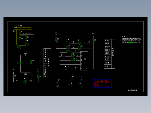 一拖一电机软启动控制原理图