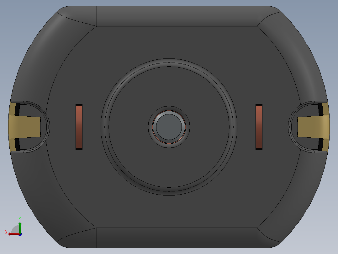 直流电动机后视图