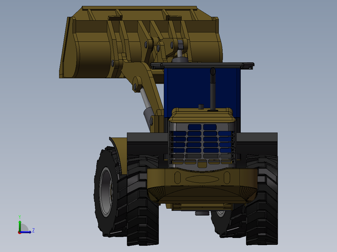 日立Z220装卸机左视图