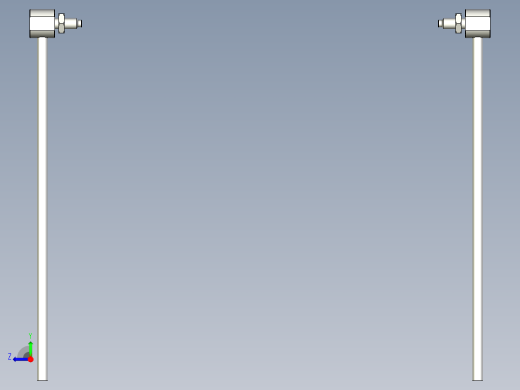 耐高温玻璃光纤_对射型FT-GWY320_3D右视缩略图