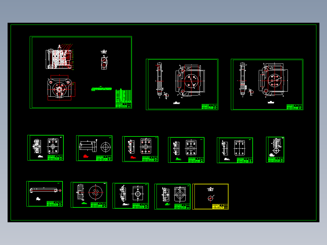 翻边盖帽、双孔有凸缘圆筒形件螺丝垫片的落料拉深冲孔复合模具设计-冲压模含13张CAD图