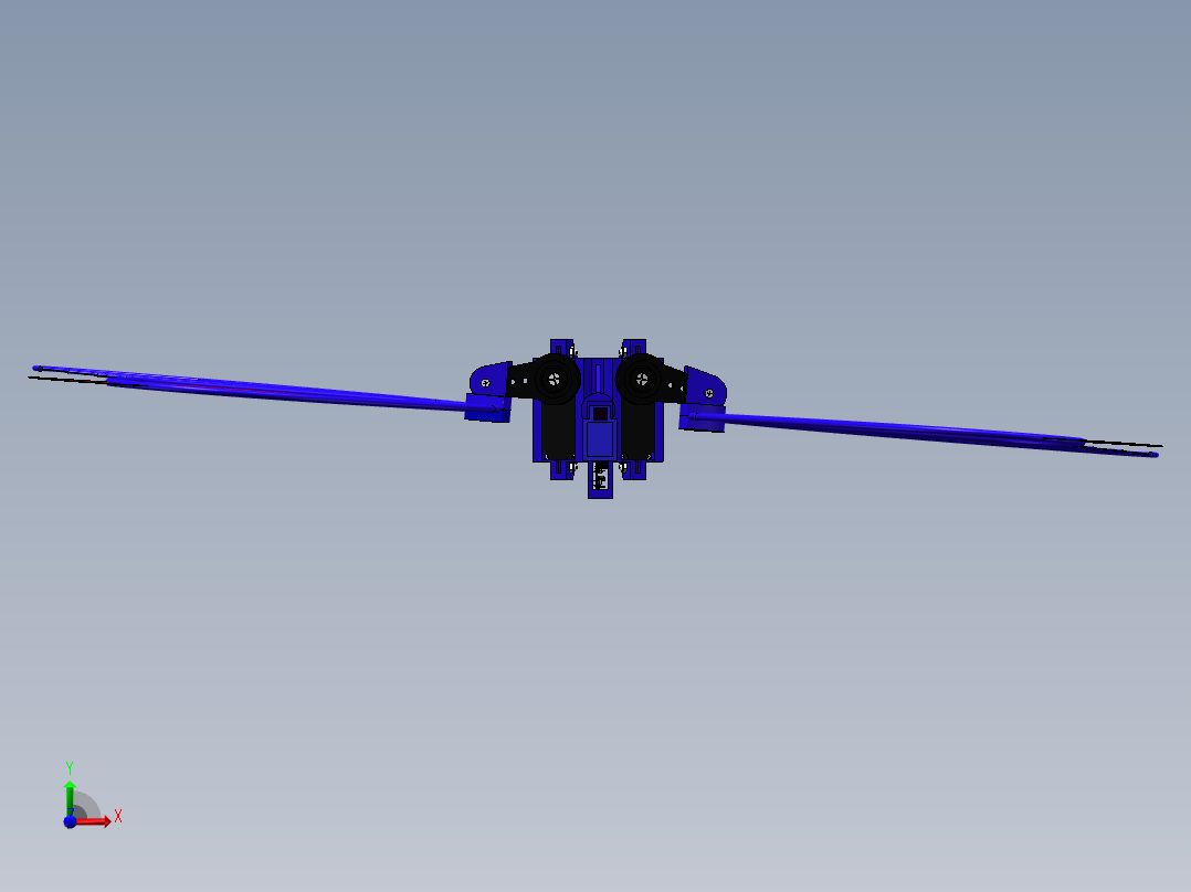 仿生蝴蝶资料包前视图