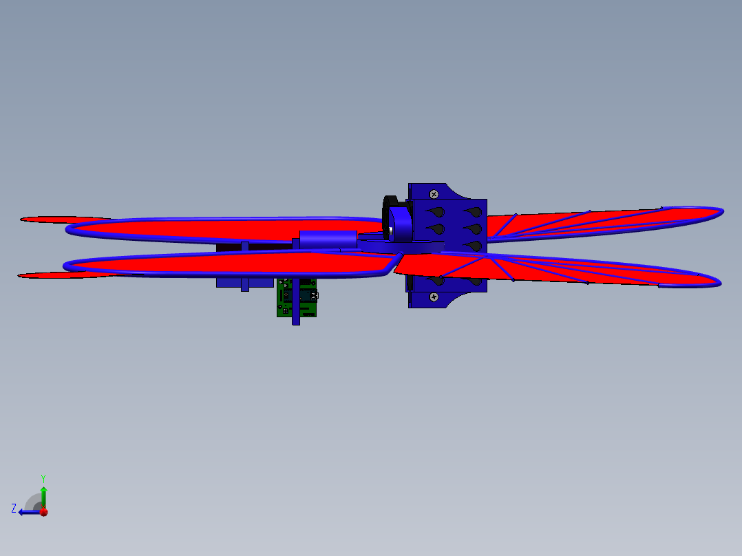 仿生蝴蝶资料包右视图