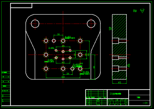 D0798-变压器芯片冲压工艺与模具设计+CAD+说明书缩略图