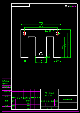 D0798-变压器芯片冲压工艺与模具设计+CAD+说明书==527722=300