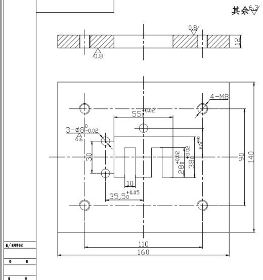 D0798-变压器芯片冲压工艺与模具设计+CAD+说明书缩略图