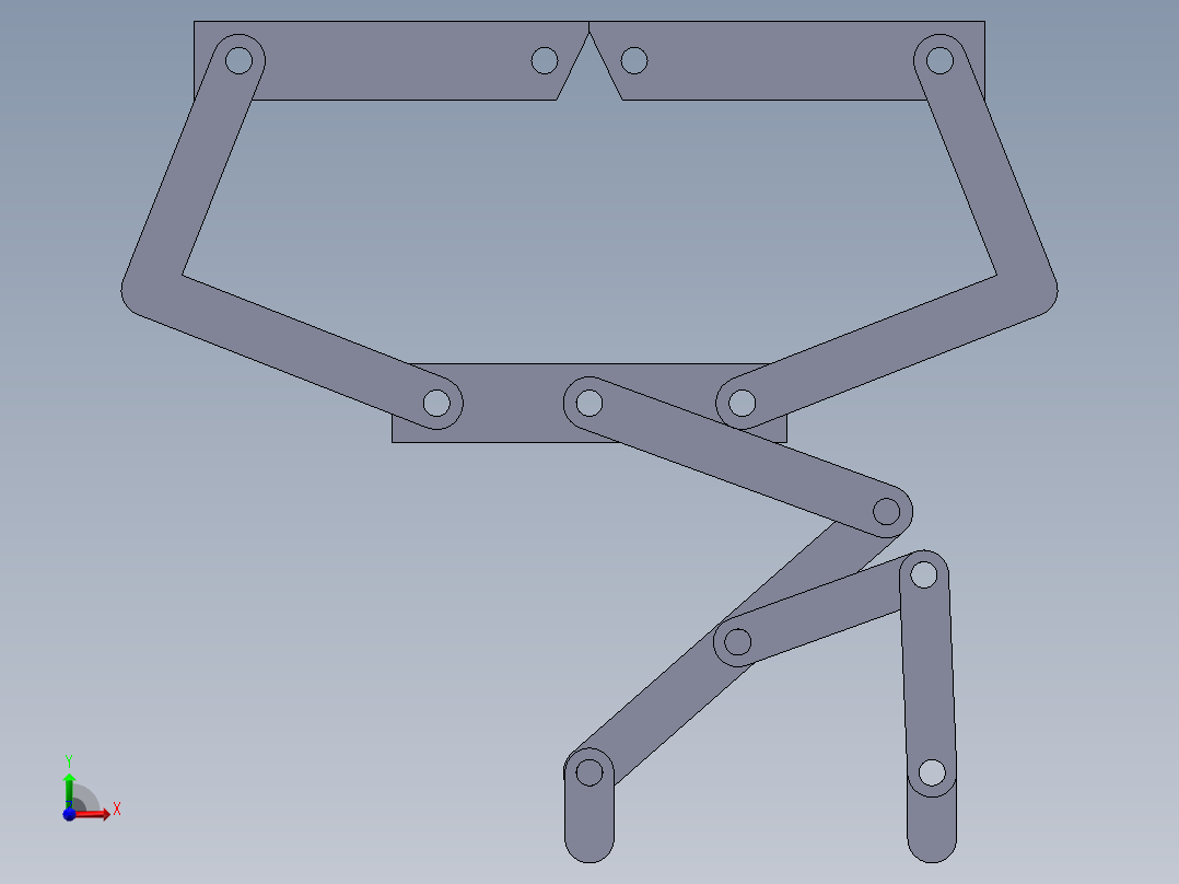 桌子动画前视图