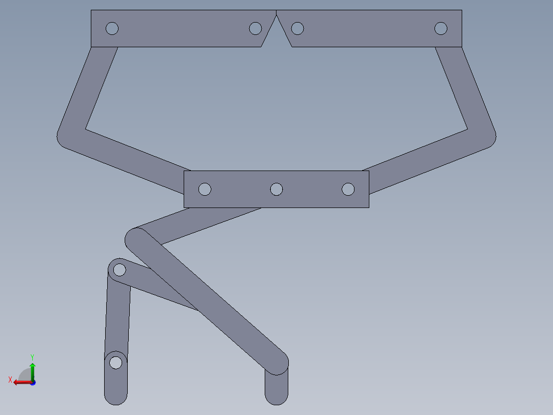 桌子动画后视图