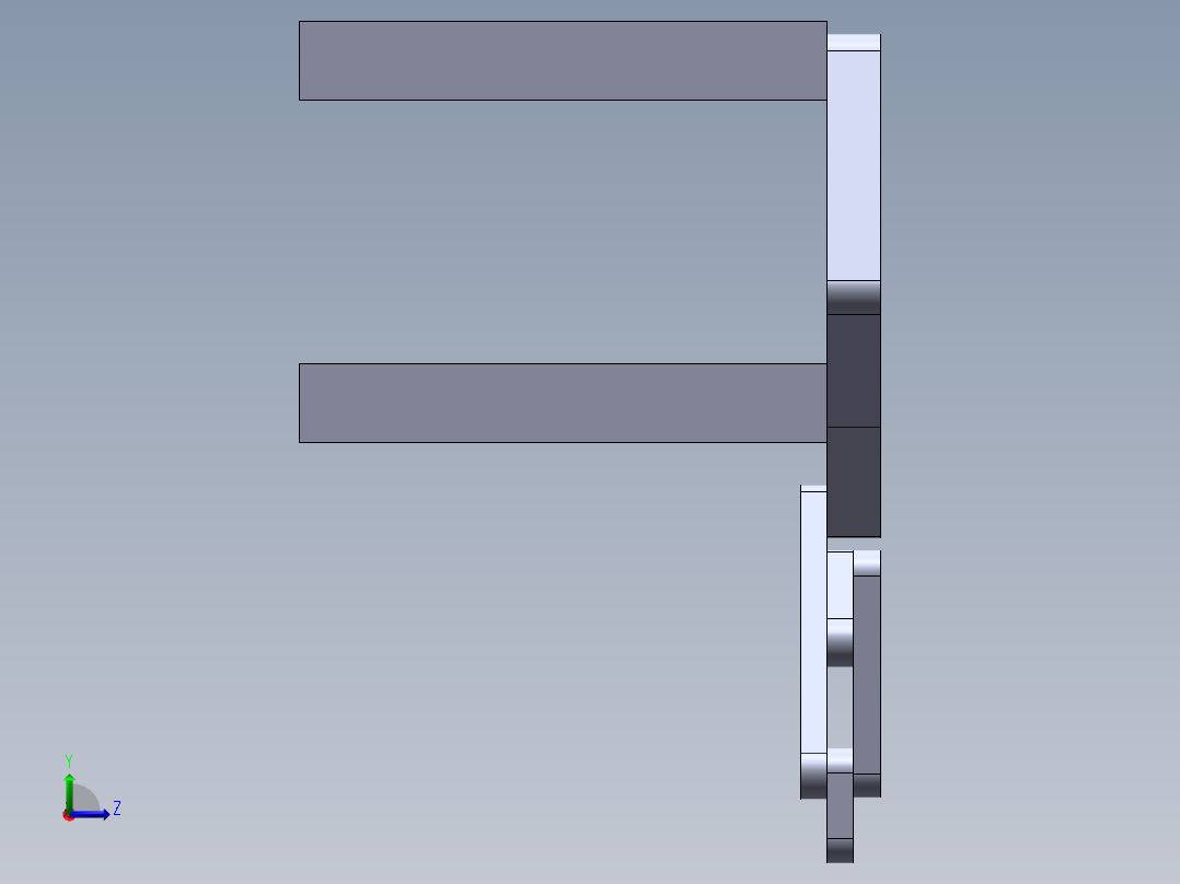 桌子动画左视图