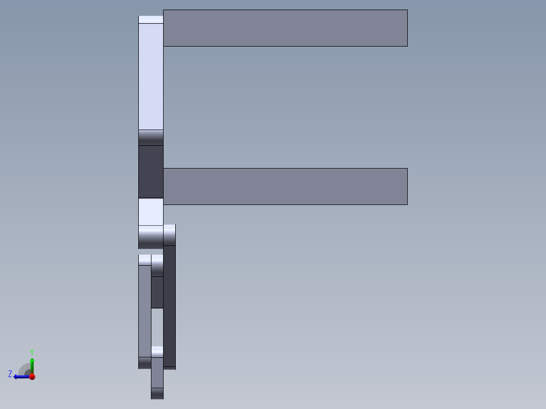 桌子动画右视图