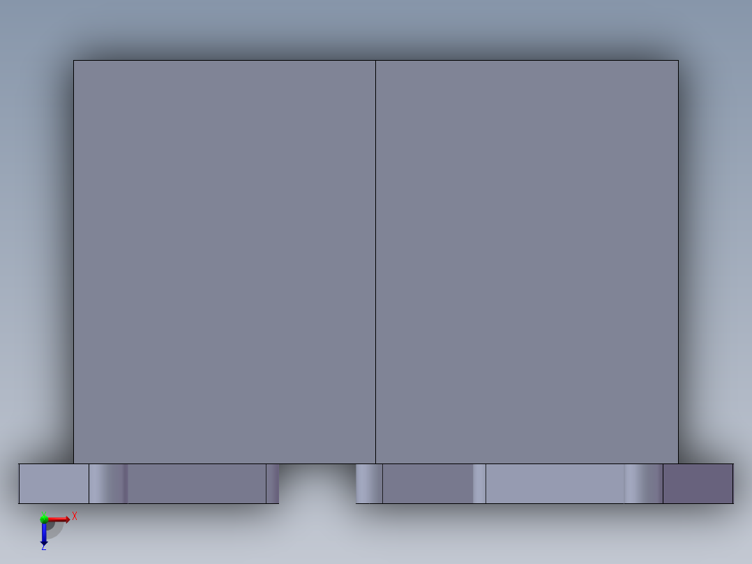 桌子动画俯视图