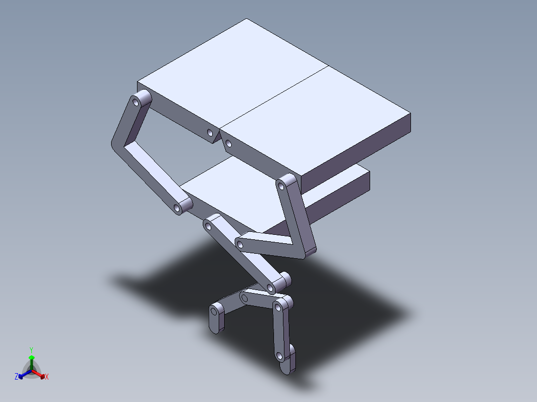 桌子动画正等轴测图