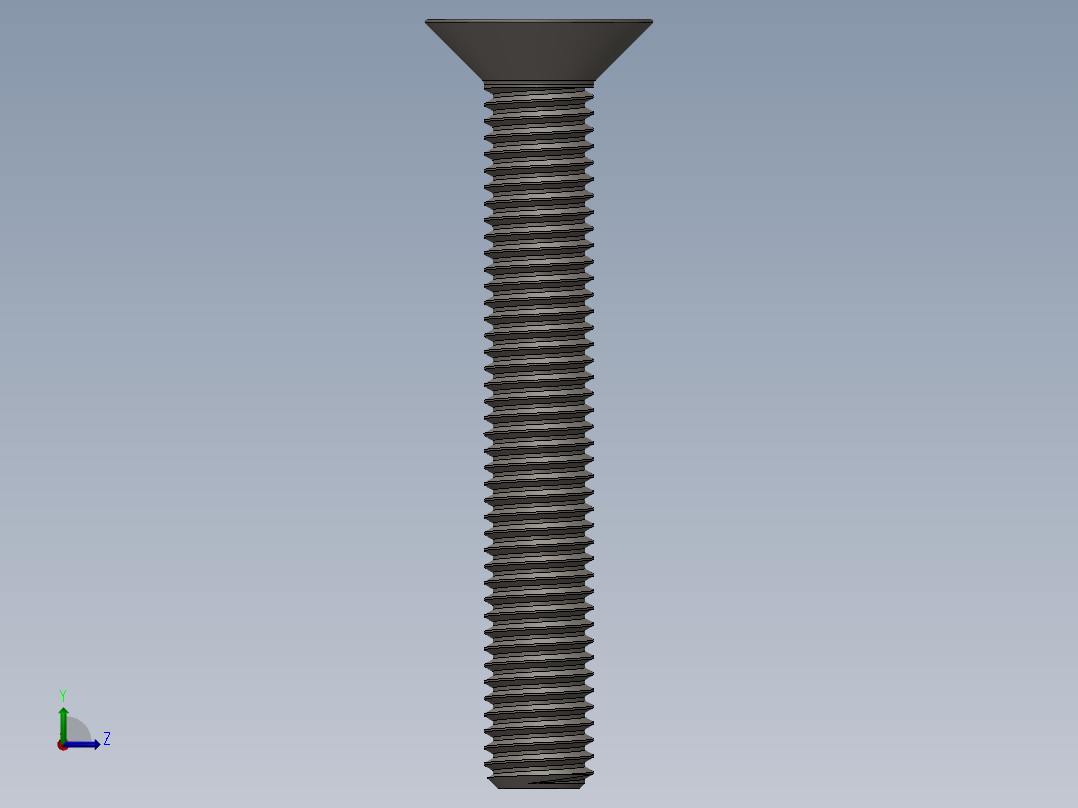 Screw_ISO_10642_M10x70_A2.SLDPRT左视图