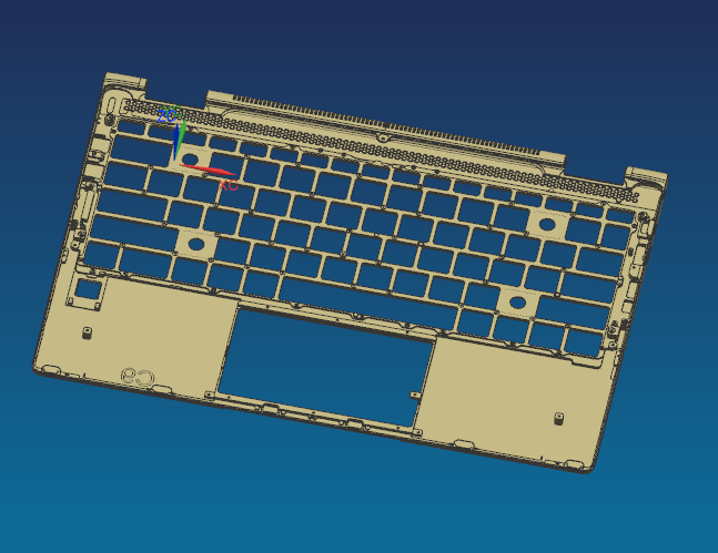 电脑外壳攻键盘牙孔治具