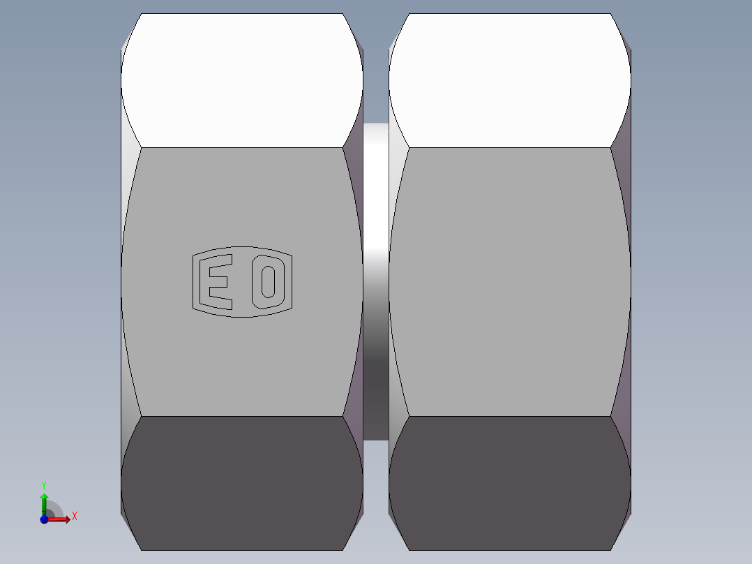 3C+3D 组合接头、3D-36前视图