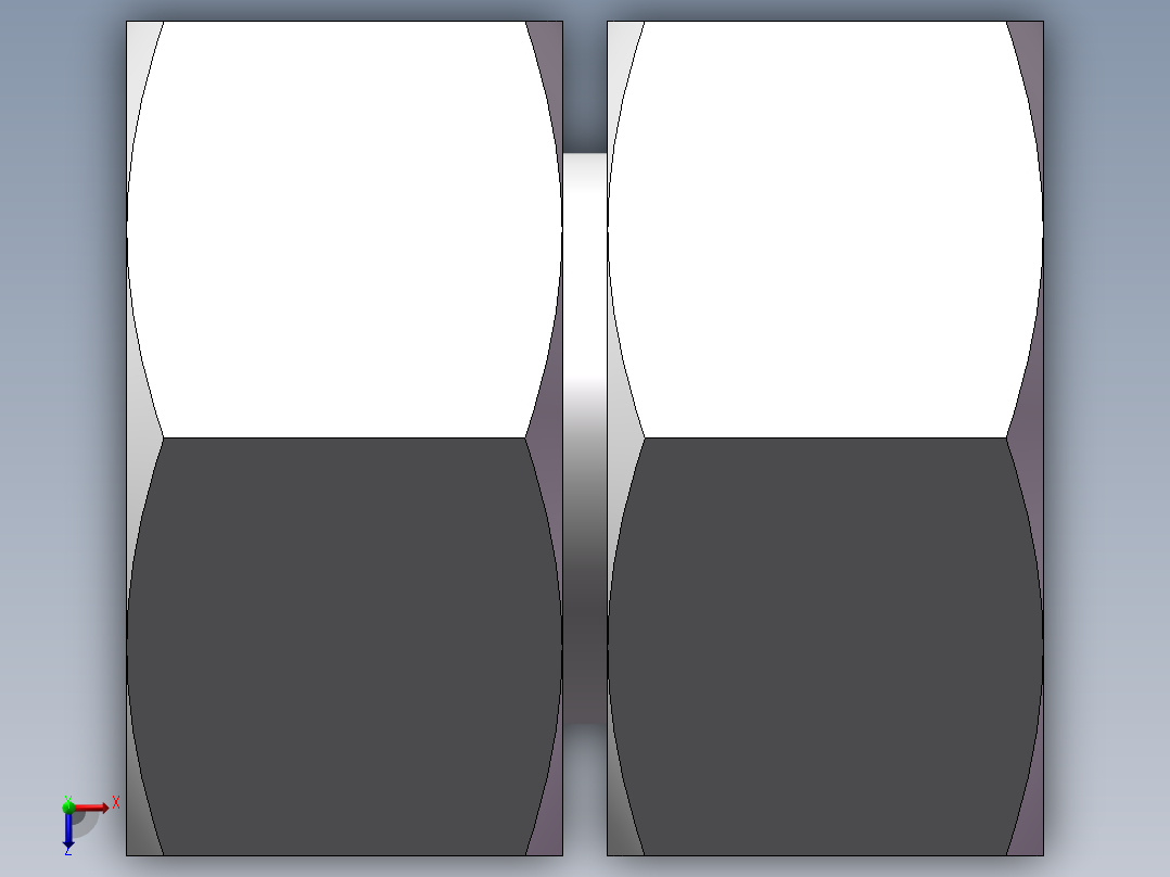 3C+3D 组合接头、3D-36俯视图