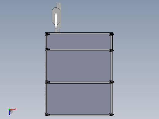 3d打印手套箱俯视缩略图