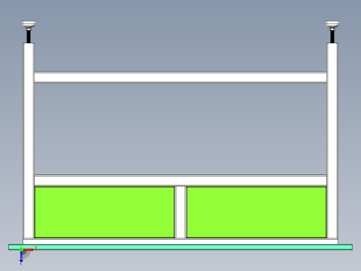 桌子-可办公-共工业俯视缩略图