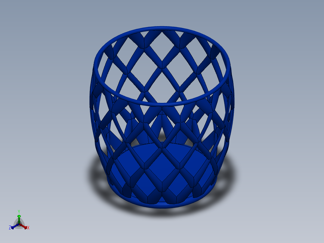 篮子(35)正等轴测图