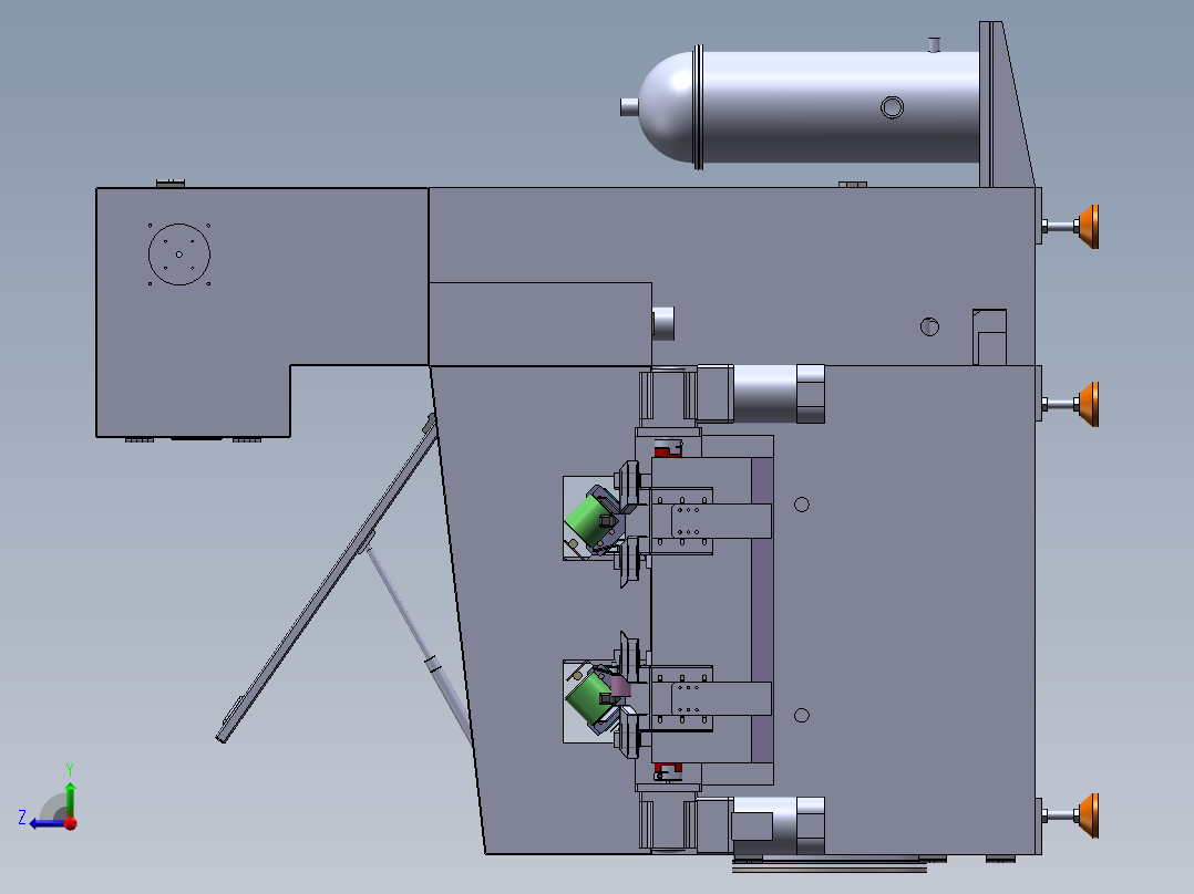 LXYC-BOSS卡钳活塞清洗机右视图