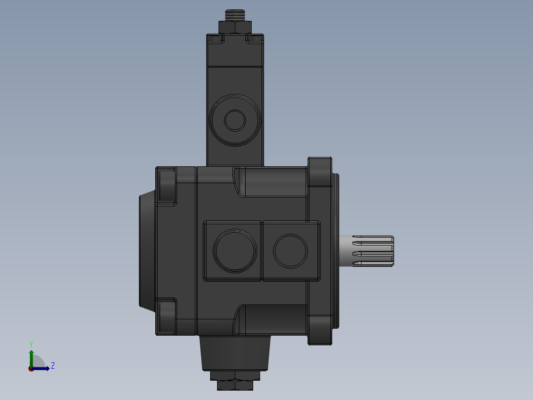 6款 VP-23，26，30，40油泵-493270--60左视图