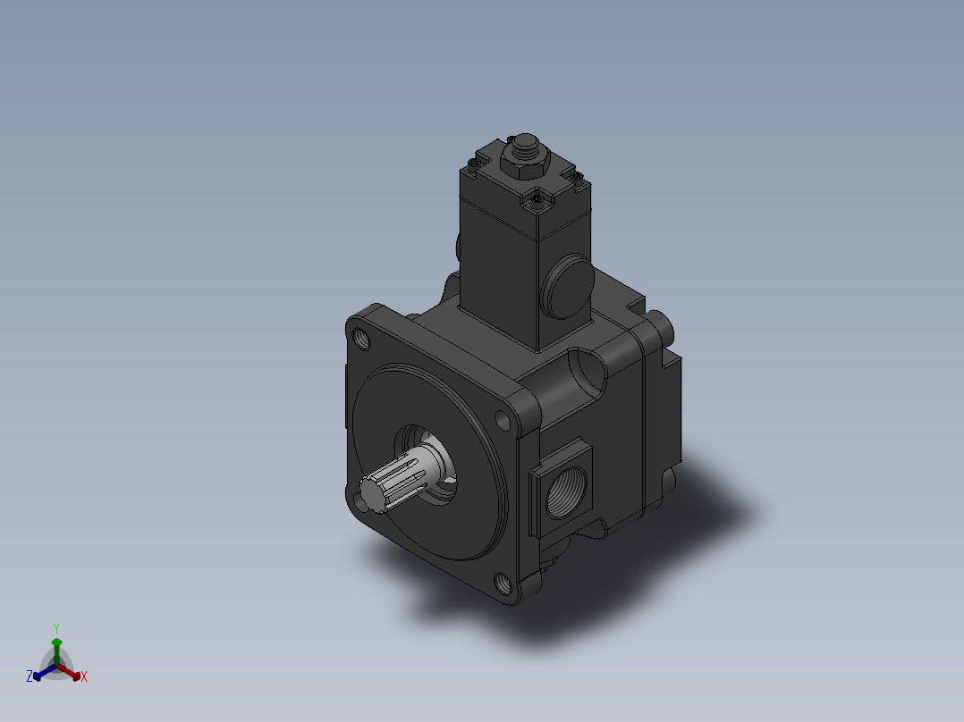 6款 VP-23，26，30，40油泵-493270--60正等轴测图