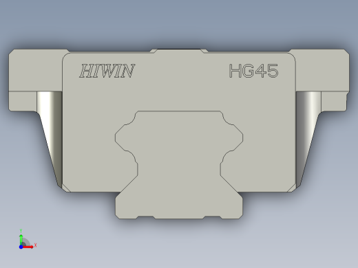 HGW45CC直线导轨组A前视缩略图