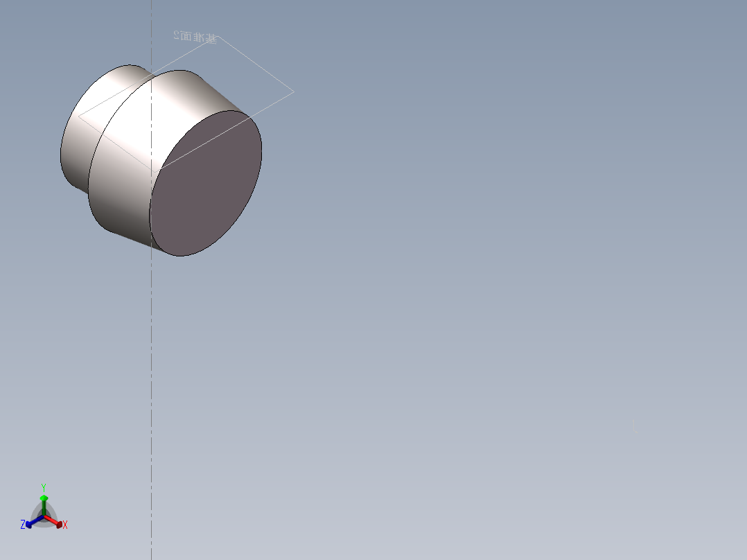 锥形齿轮正等轴测图