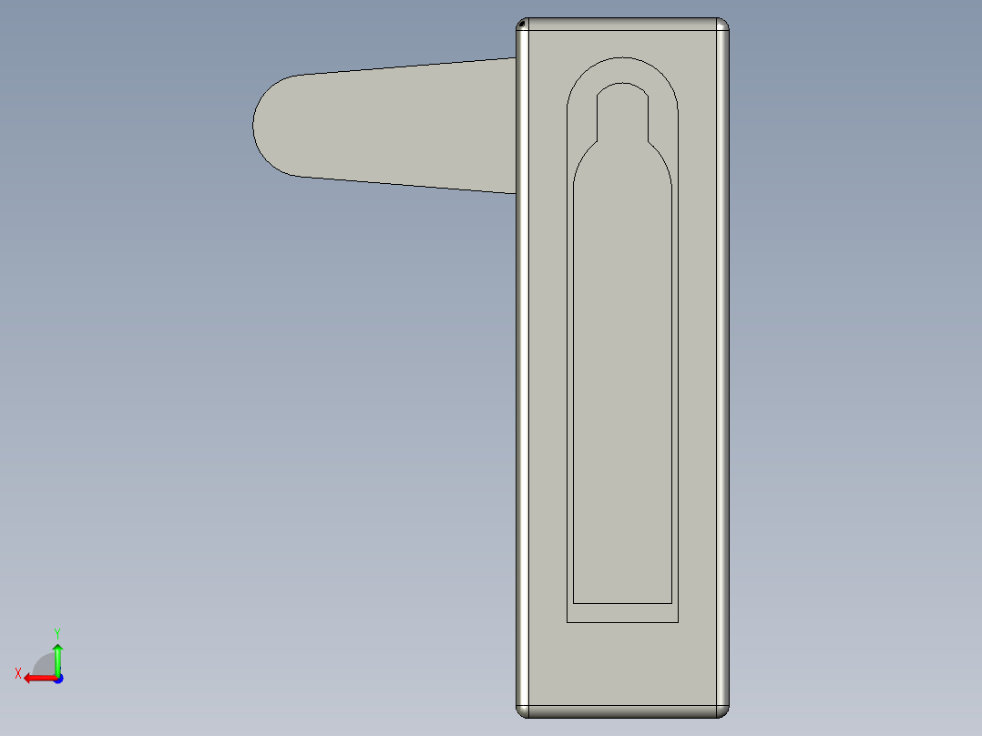 门锁-MS713后视图