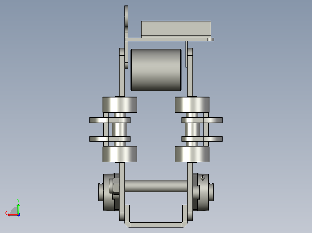 侧刷开合-小跑车后视图