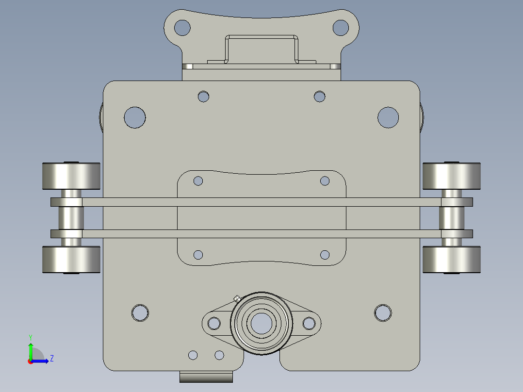 侧刷开合-小跑车左视图