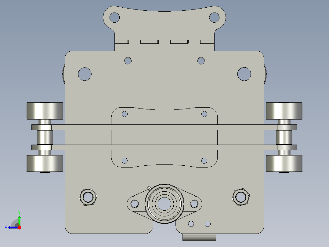 侧刷开合-小跑车右视图