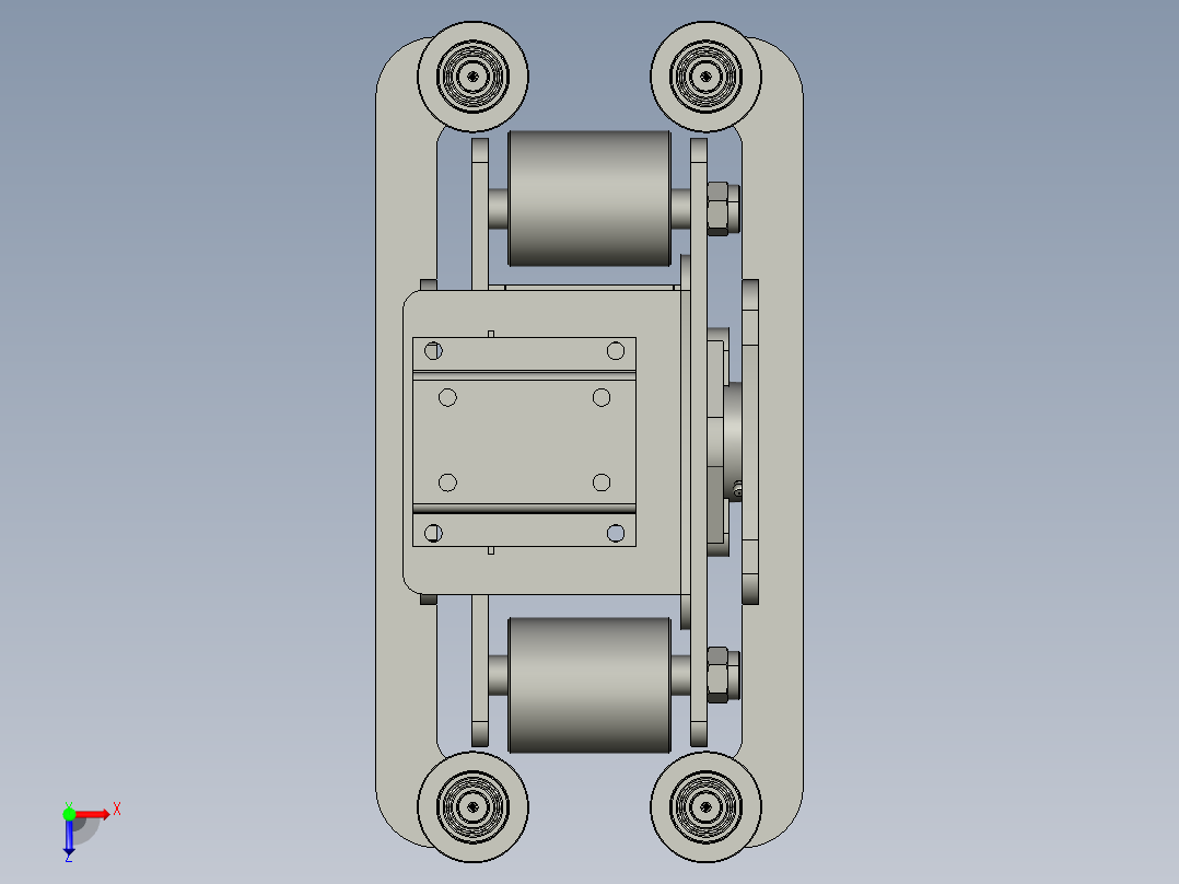 侧刷开合-小跑车俯视图