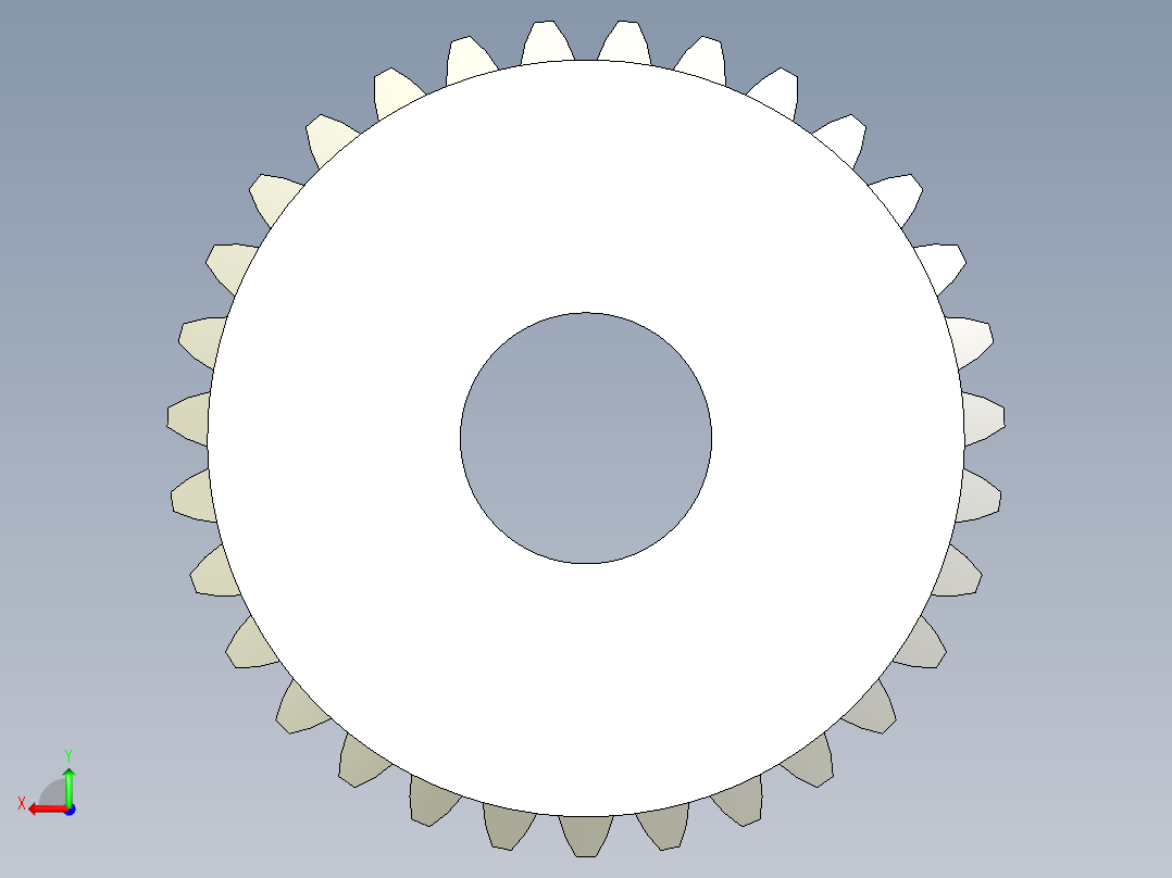 A0004051-31齿锥齿轮后视图