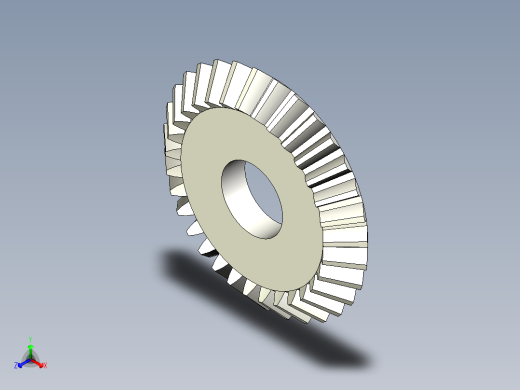 A0004051-31齿锥齿轮正等轴测缩略图